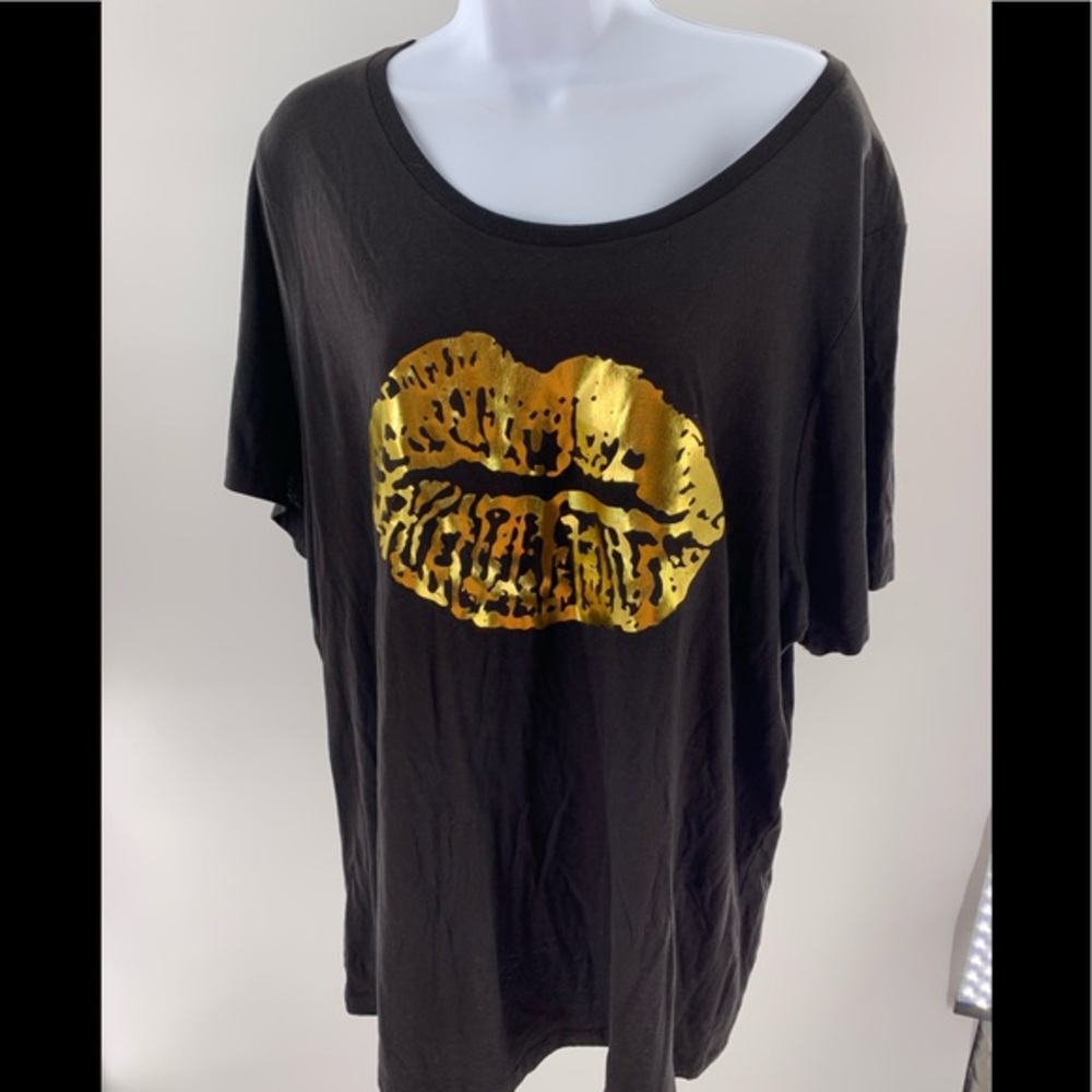 Tres Chic size 3XL NWT Black With Gold